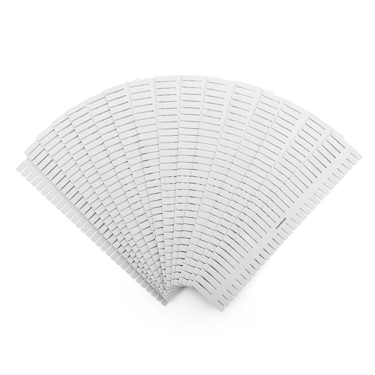 Aanpasbare ladenorganiser, 16 stuks, grijs polypropyleen