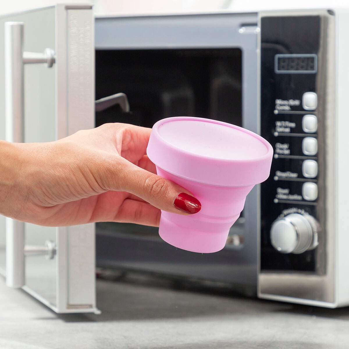 Menstruatiecup met accessoires, maat S/L, medisch silicone