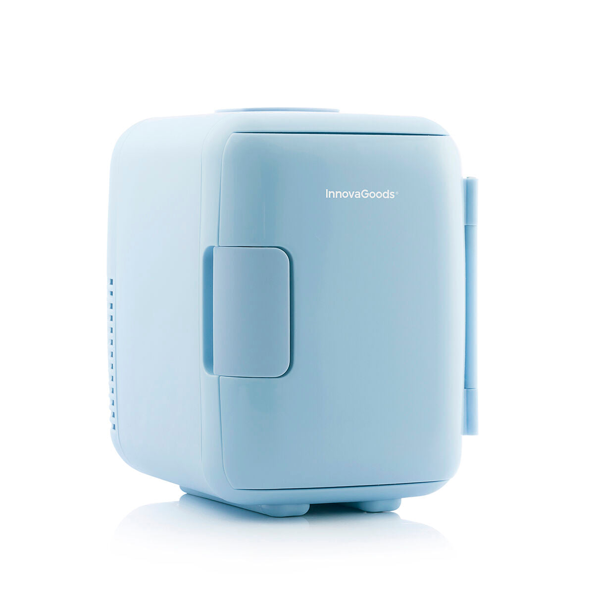 Mini-cosmeticakoelkast 4L met koel- en warmtefunctie, blauw