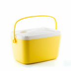 Draagbare harde koelbox retro design 15 L met handvat