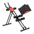 Set opvouwbare buikspiermachine met oefengids en sportgordel sauna-effect