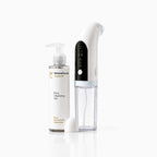Set oplaadbare gezichtsreinigingsborstel met 6 koppen en reinigingsgel 200 ml