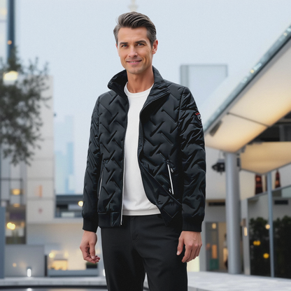 Chaqueta acolchada de invierno para hombre – Chaqueta de transición a la moda con comodidad y estilo