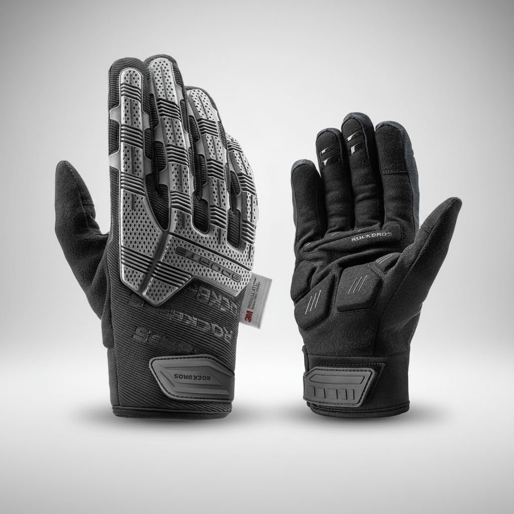 Tactische winterhandschoenen met schokdemping