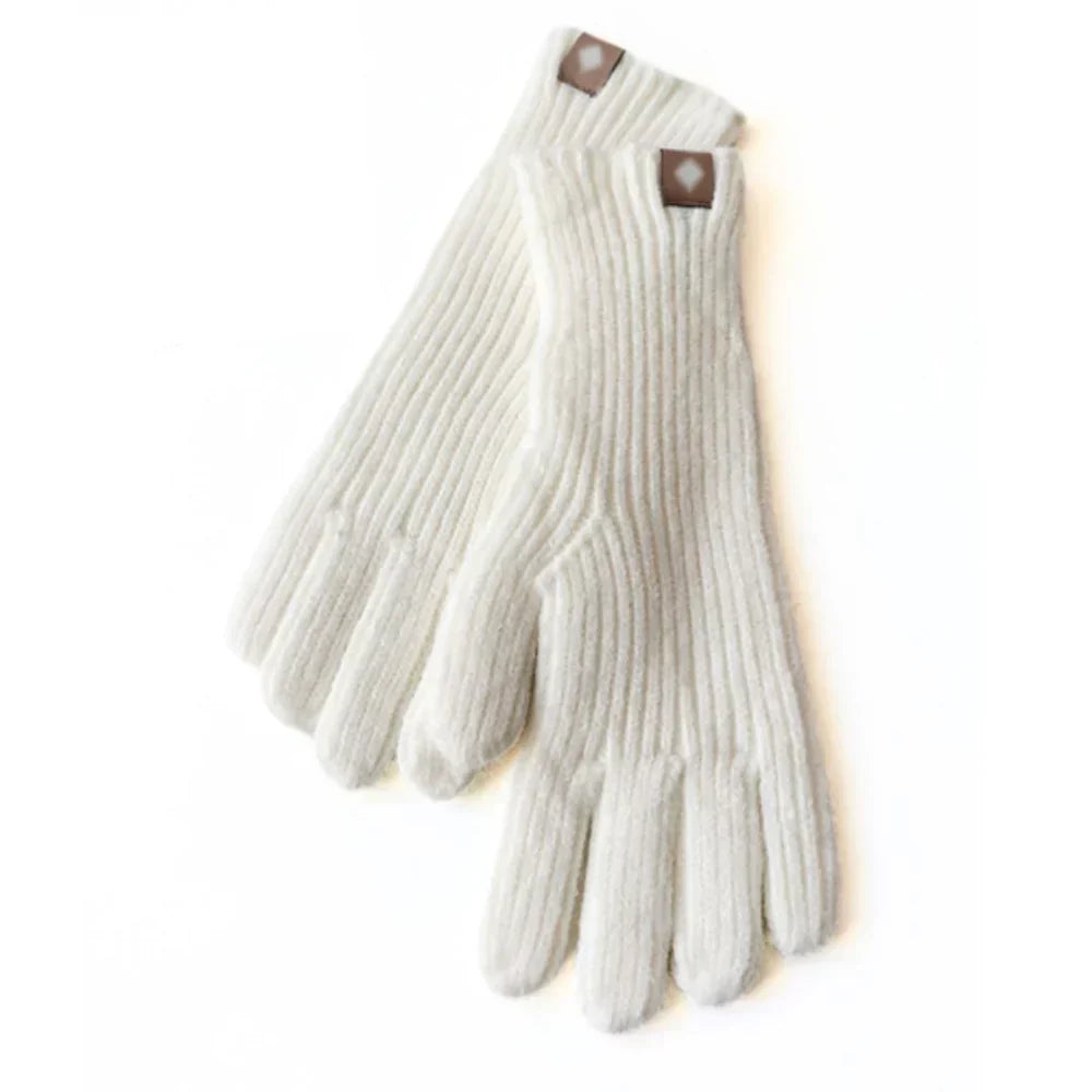Gebreide touchscreen-handschoenen voor dames
