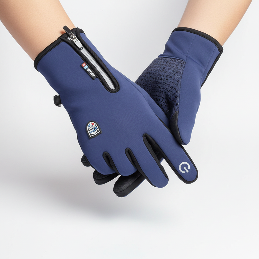 Waterbestendige touchscreen-handschoenen met antislip handpalm