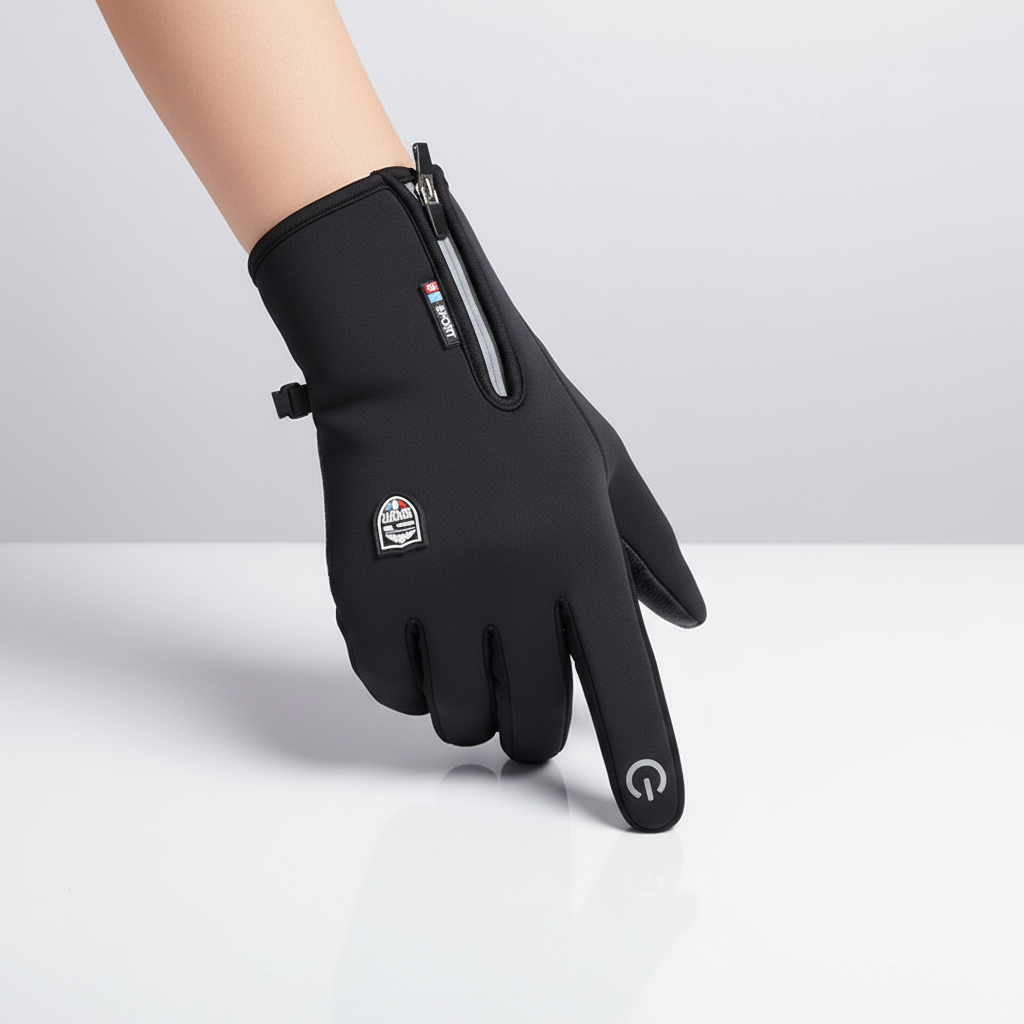 Waterbestendige touchscreen-handschoenen met antislip handpalm