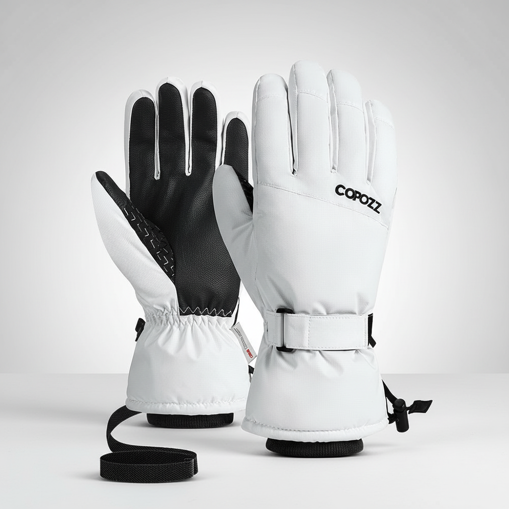 Waterbestendige winterhandschoenen met isolatie en antislip handpalm