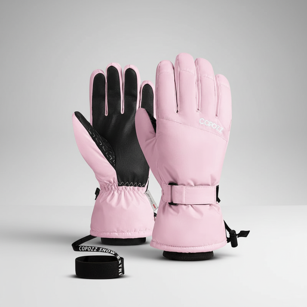 Waterbestendige winterhandschoenen met isolatie en antislip handpalm