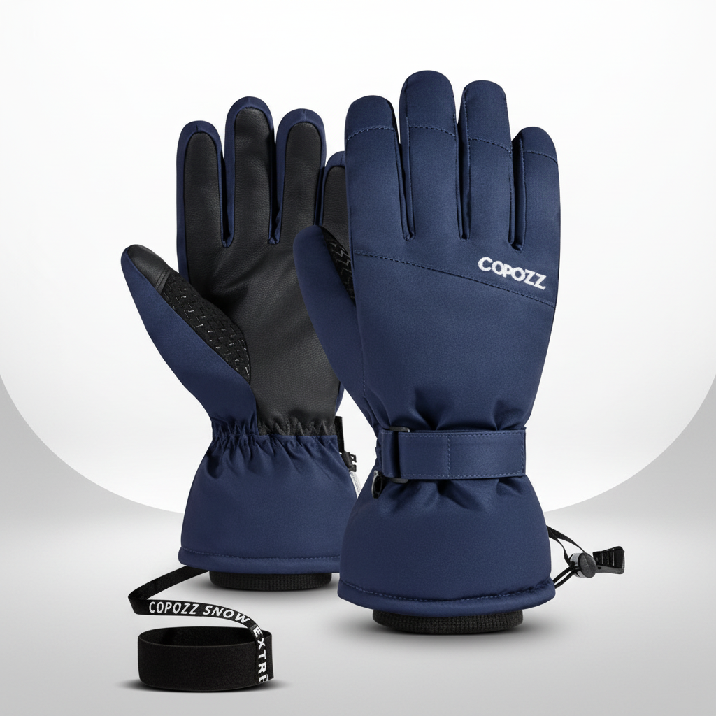 Waterbestendige winterhandschoenen met isolatie en antislip handpalm