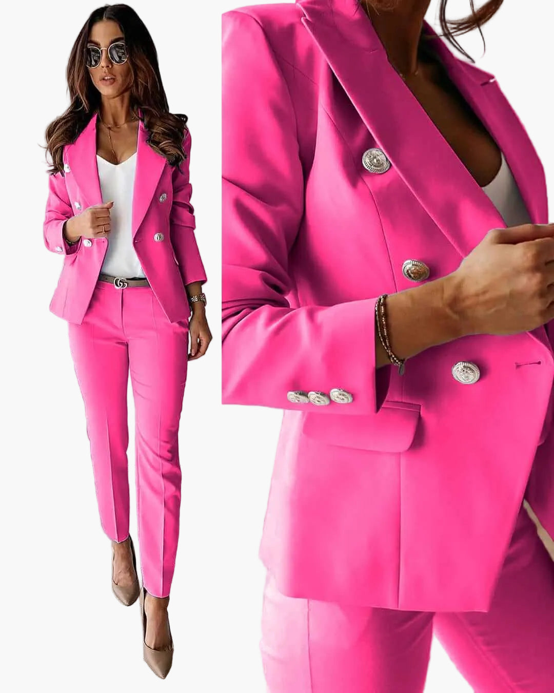 Damen Business Anzug Set – Eleganter Blazer und Hose für Büro & Anlass