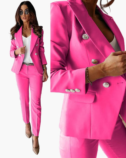 Damen Business Anzug Set – Eleganter Blazer und Hose für Büro & Anlass