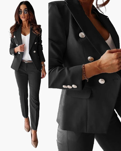 Damen Business Anzug Set – Eleganter Blazer und Hose für Büro & Anlass