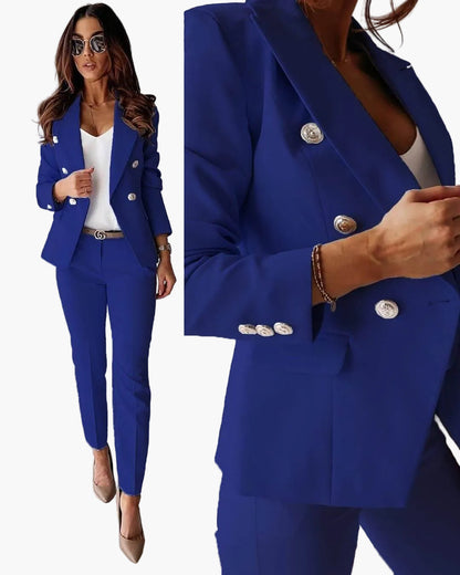 Damen Business Anzug Set – Eleganter Blazer und Hose für Büro & Anlass