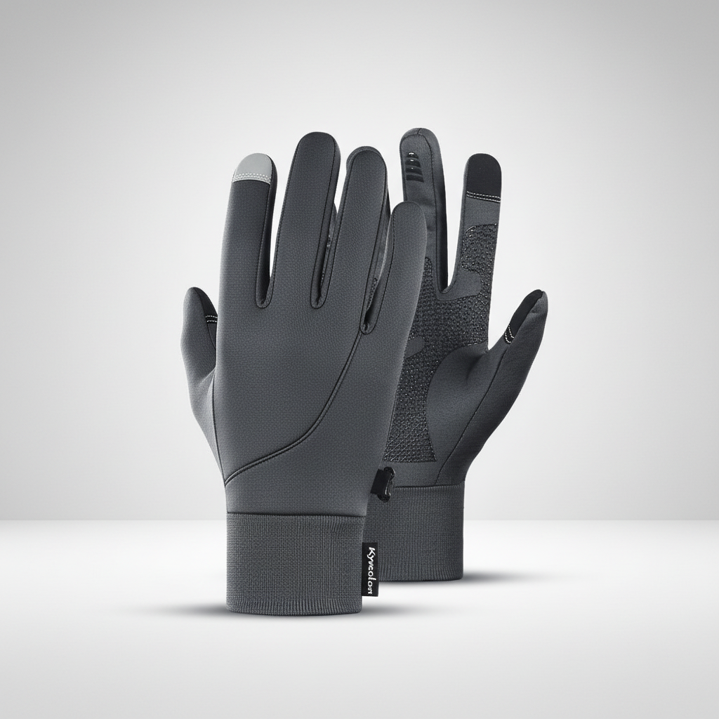 Winddichte handschoenen met touchscreenfunctie en antislip handpalm
