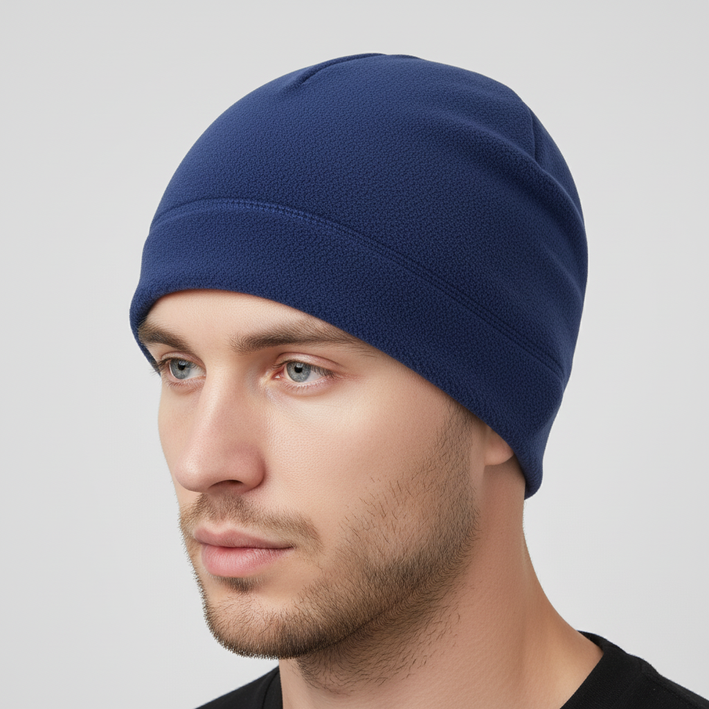 Winddichte muts van polarfleece voor koude dagen, heel zacht om te dragen