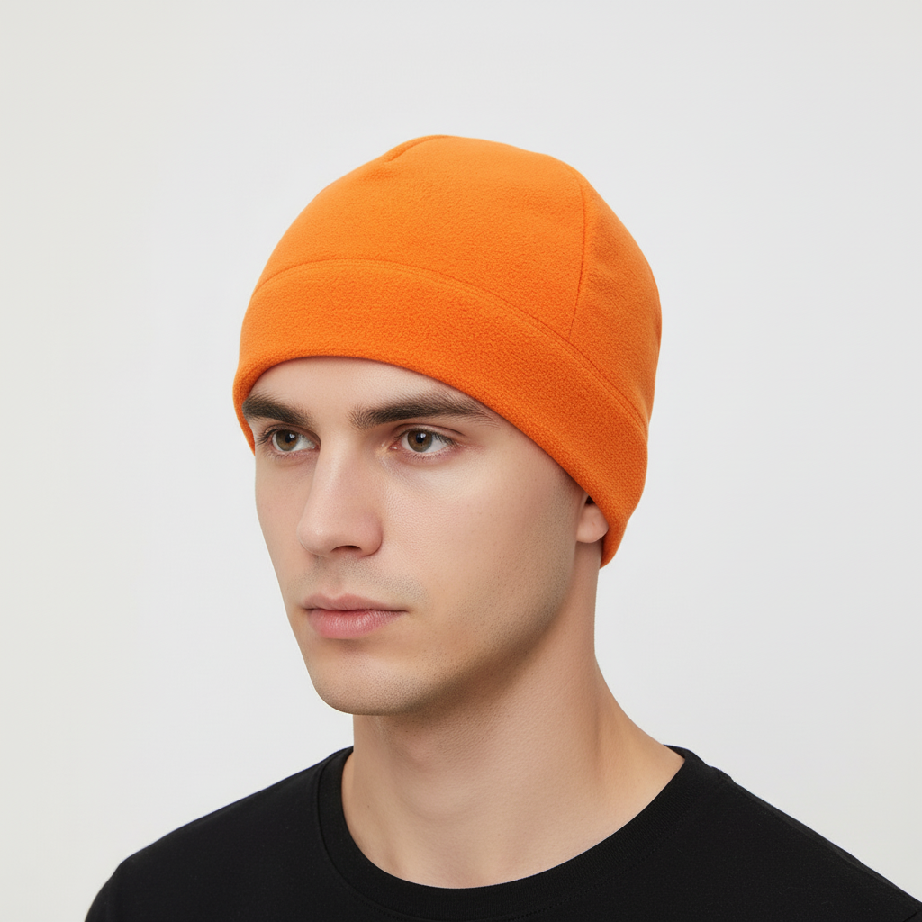 Winddichte muts van polarfleece voor koude dagen, heel zacht om te dragen