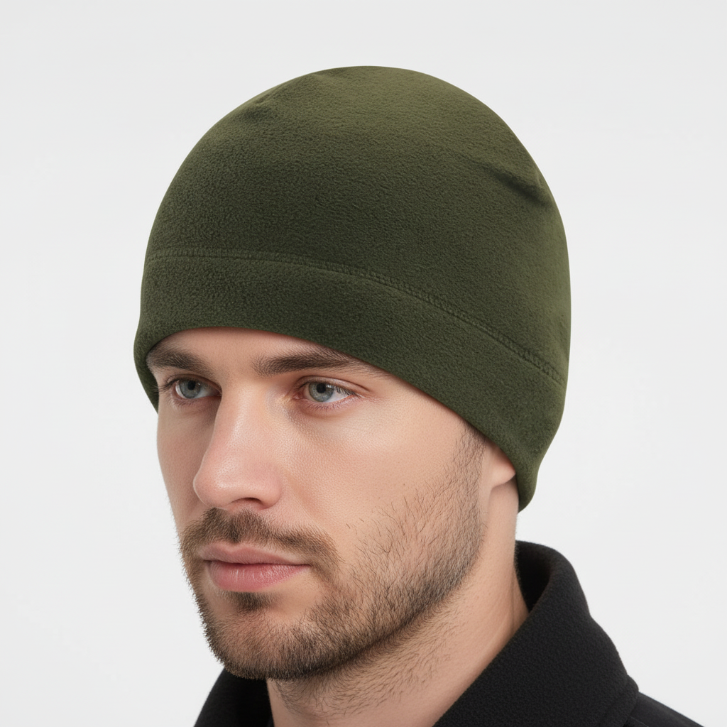 Winddichte muts van polarfleece voor koude dagen, heel zacht om te dragen