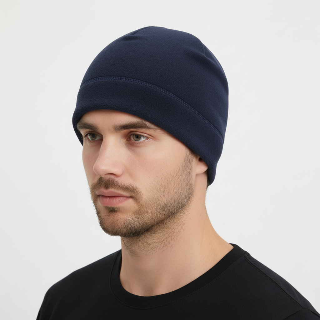 Winddichte muts van polarfleece voor koude dagen, heel zacht om te dragen