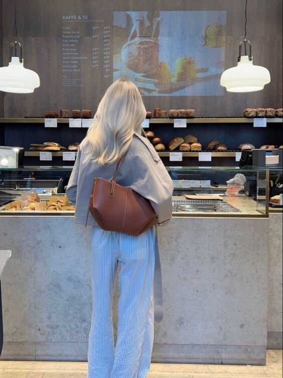 Damen Vintage Tote Bag – Modischer Shopper für Alltag, Büro & Freizeit