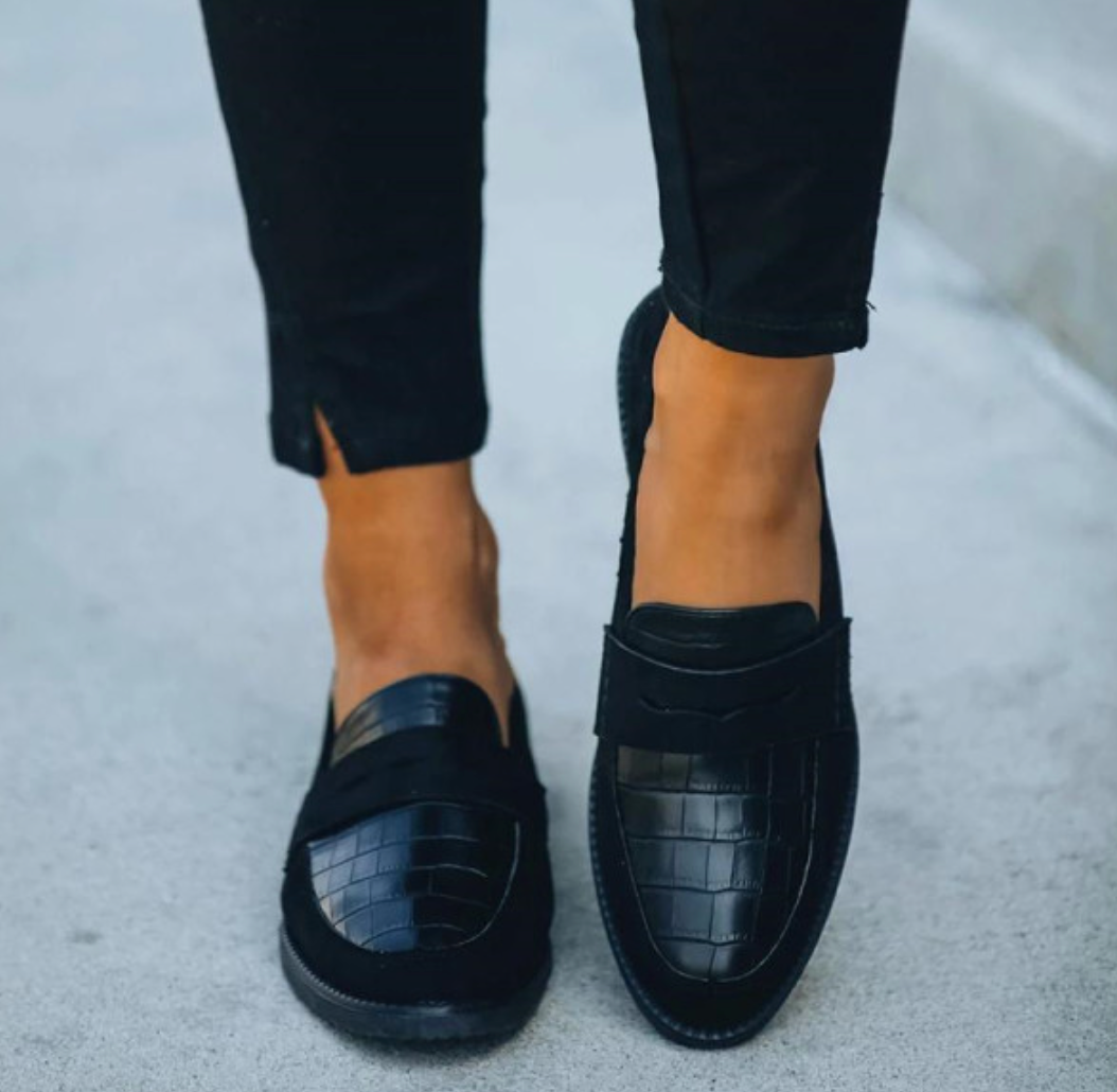 Damen Abendschuhe Klassische Slipper Eleganter Alltags- und Büro-Look