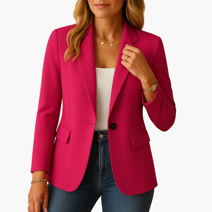 Dames Blazer getailleerd – Elegante business & casual stijl voor kantoor en dagelijks gebruik