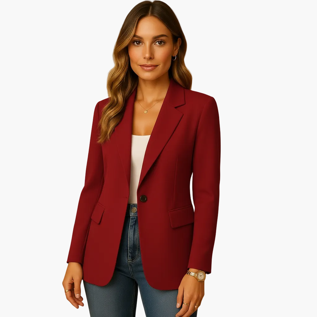 Dames Blazer getailleerd – Elegante business & casual stijl voor kantoor en dagelijks gebruik