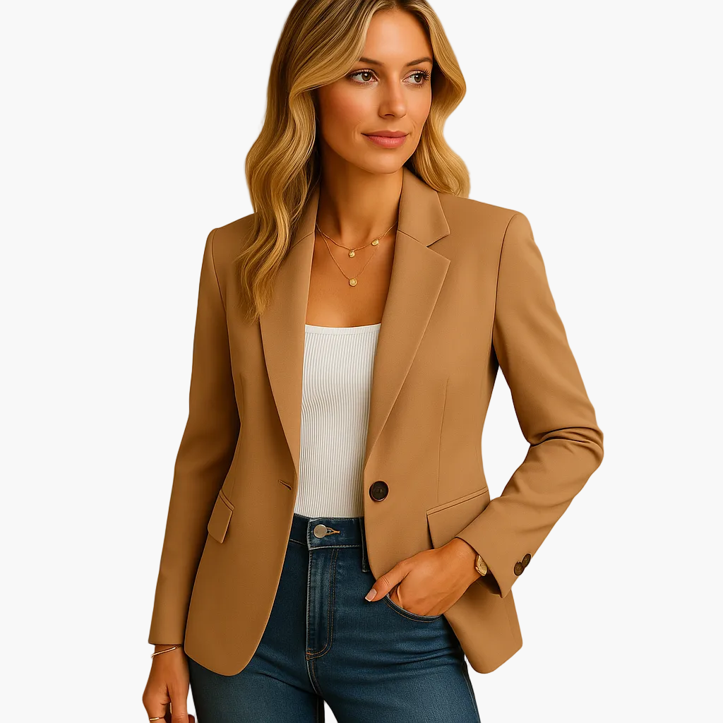Dames Blazer getailleerd – Elegante business & casual stijl voor kantoor en dagelijks gebruik