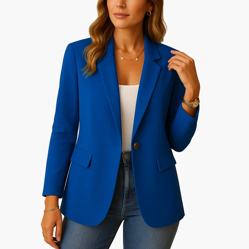 Dames Blazer getailleerd – Elegante business & casual stijl voor kantoor en dagelijks gebruik