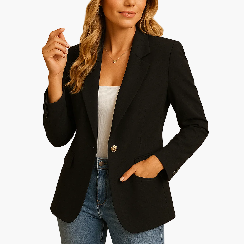 Dames Blazer getailleerd – Elegante business & casual stijl voor kantoor en dagelijks gebruik