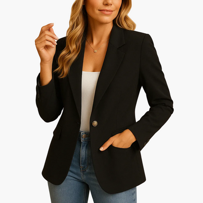 Dames Blazer getailleerd – Elegante business & casual stijl voor kantoor en dagelijks gebruik