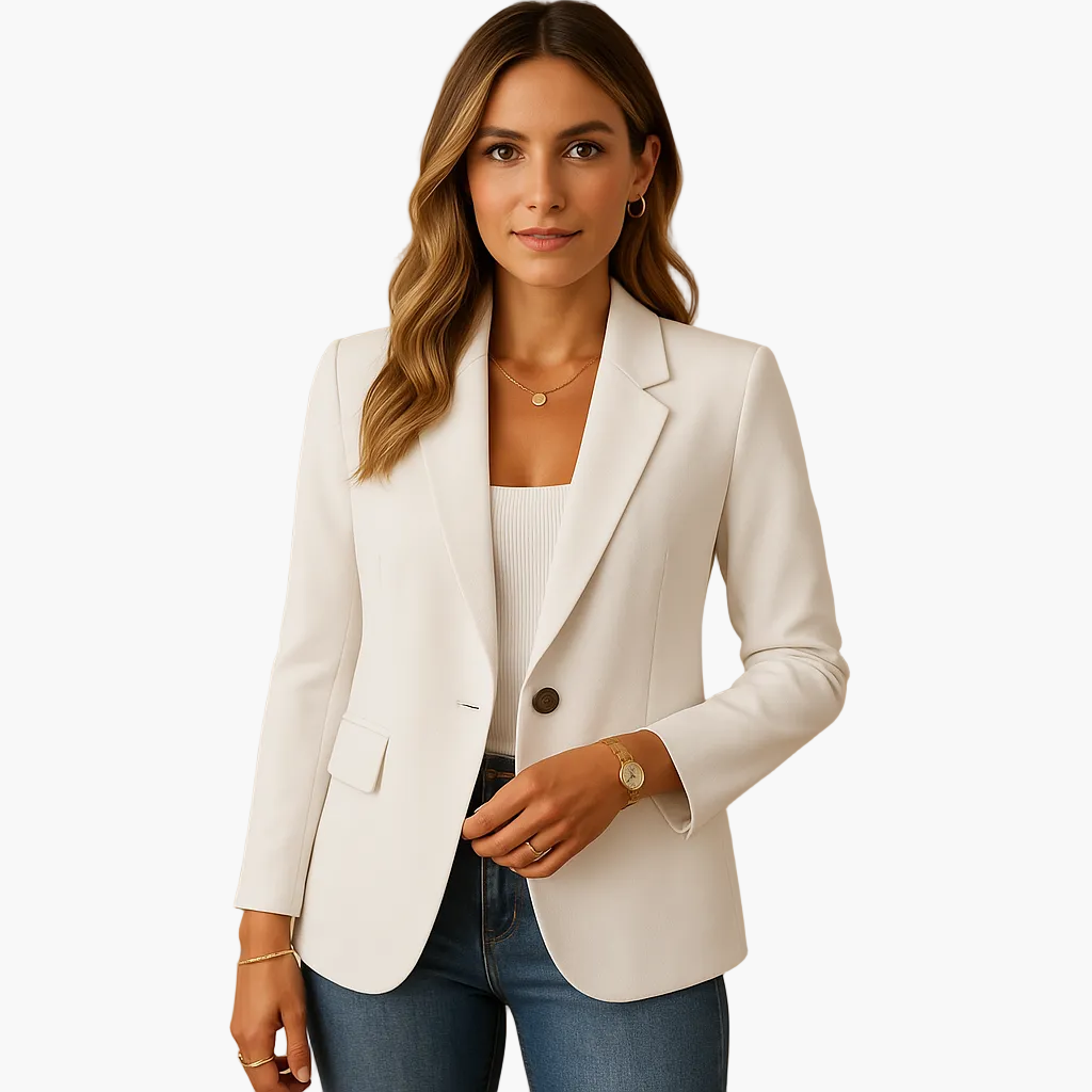 Dames Blazer getailleerd – Elegante business & casual stijl voor kantoor en dagelijks gebruik