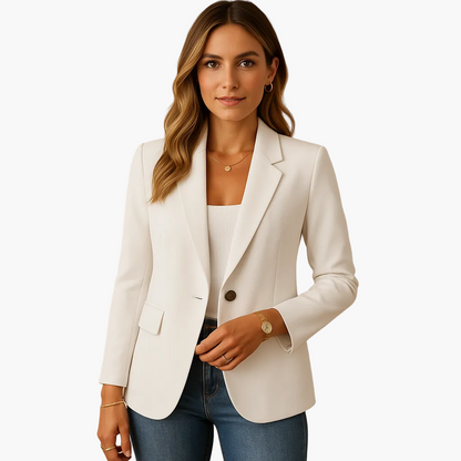 Dames Blazer getailleerd – Elegante business & casual stijl voor kantoor en dagelijks gebruik