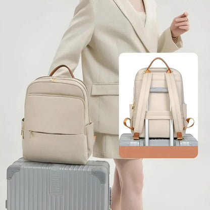 Zaino da donna – Elegante daypack business e tempo libero con scomparto per laptop e design intelligente