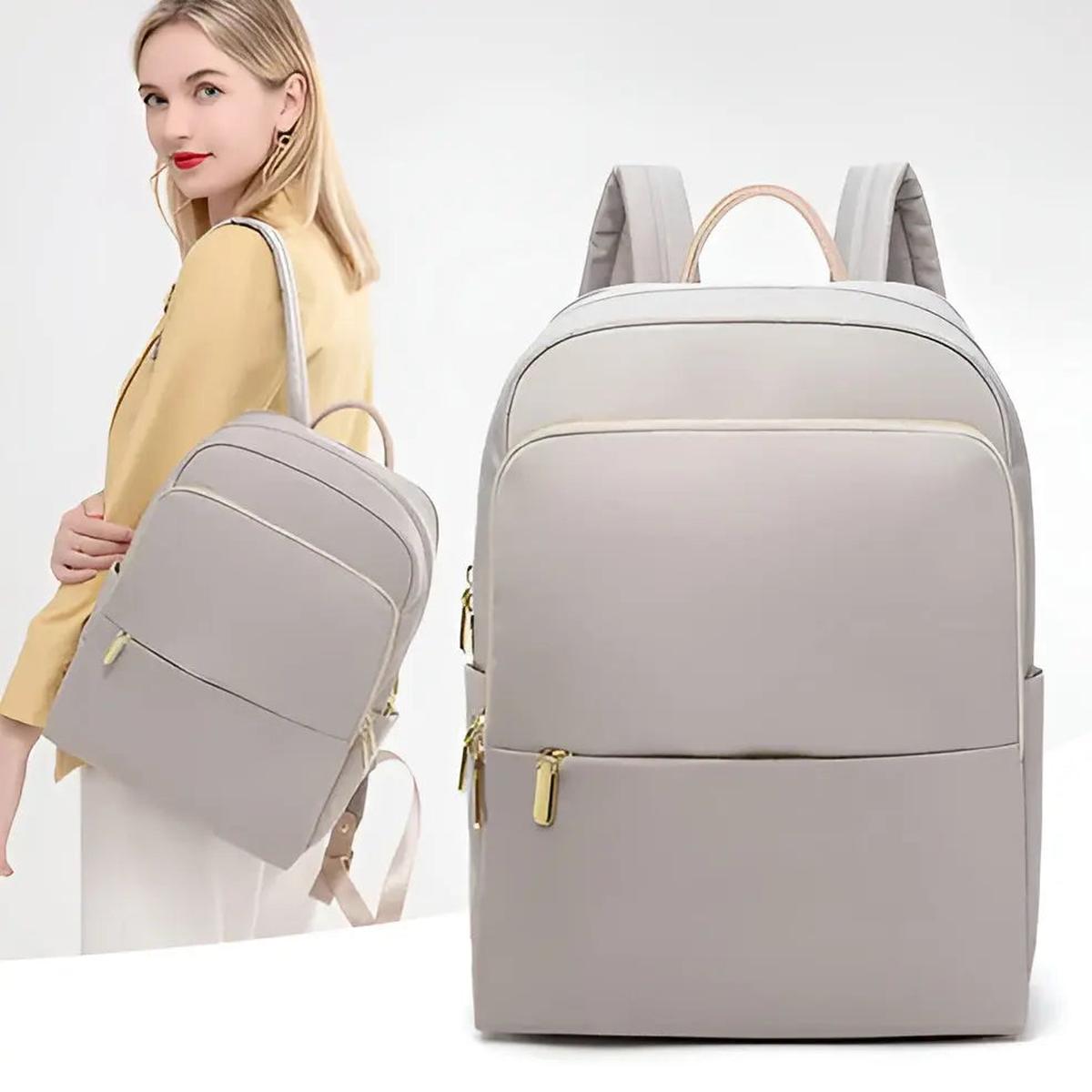 Zaino da donna – Elegante daypack business e tempo libero con scomparto per laptop e design intelligente