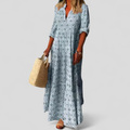 Wren | Maxi-jurk voor dames met V-hals en zakken
