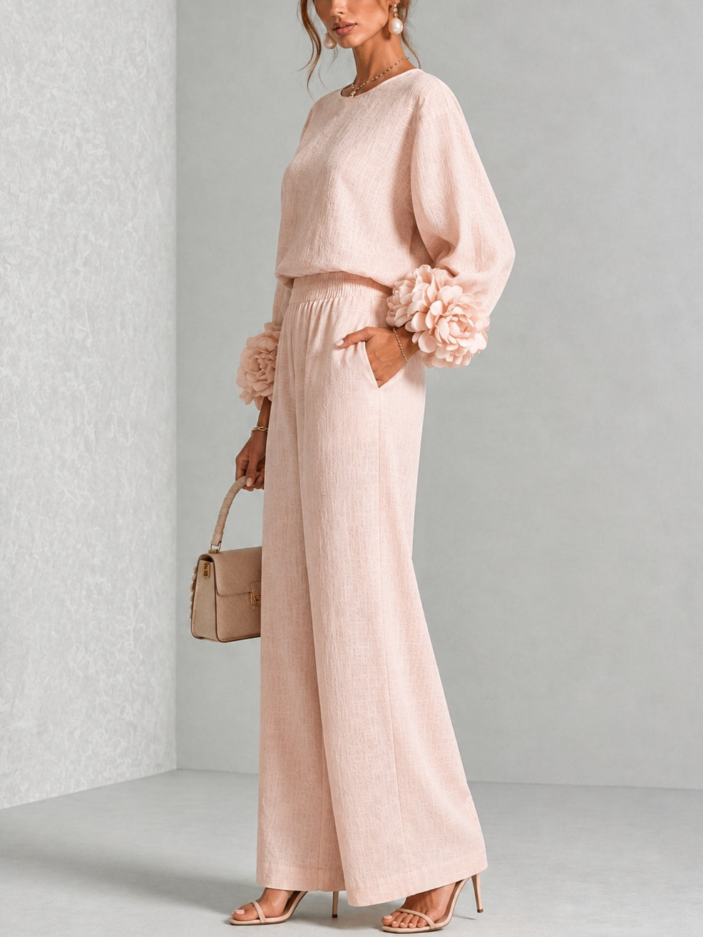 Rosalie | Tweedelige set voor dames met wijde broek