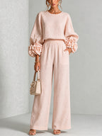 Rosalie | Tweedelige set voor dames met wijde broek