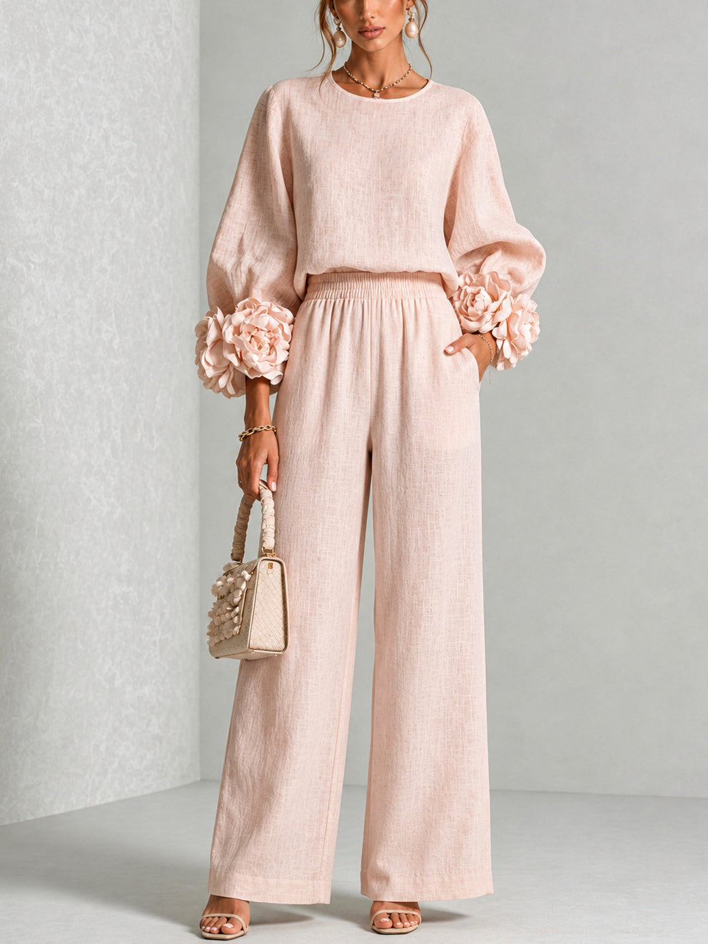 Rosalie | Tweedelige set voor dames met wijde broek