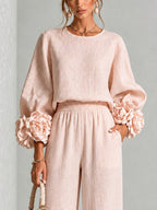 Rosalie | Tweedelige set voor dames met wijde broek