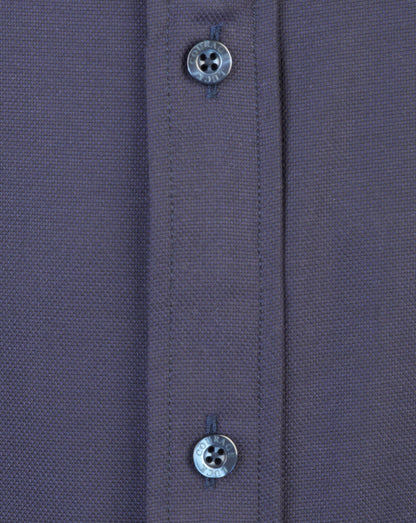 Herre zip-fit skjorte modern slim – Skjult lynlås til business & fritid