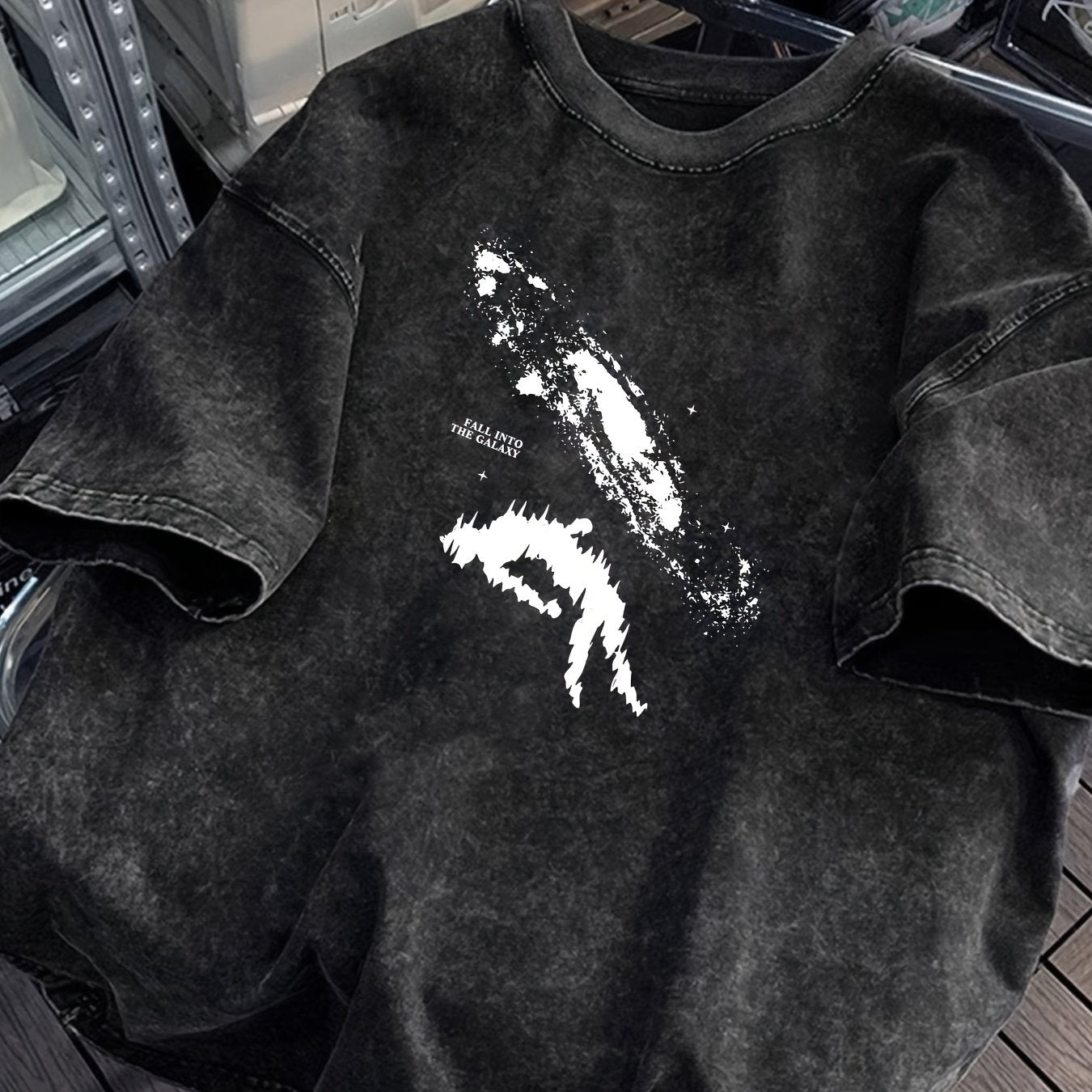 T-shirt oversize imprimé homme pour loisirs et streetwear