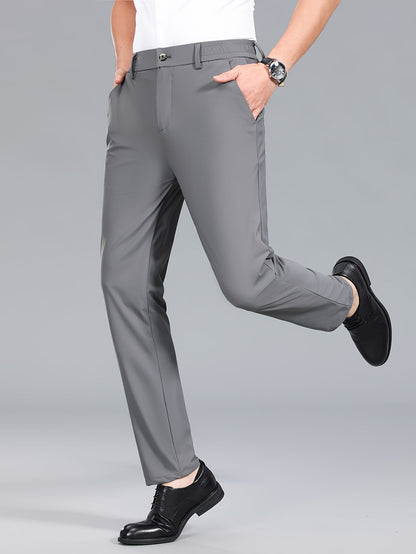 Pantaloni da uomo elasticizzati per business – Comodi pantaloni da completo per ufficio e uso quotidiano