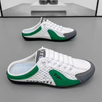 Instapsneakers met open hiel en colorblock-design voor heren