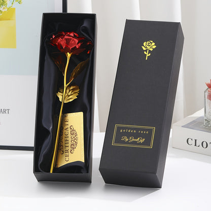 Luxuriöses Geschenk Deko-Rose mit Geschenkbox – Zeitlose Blume für Damen – Perfekt als Liebesbeweis oder Dekoration