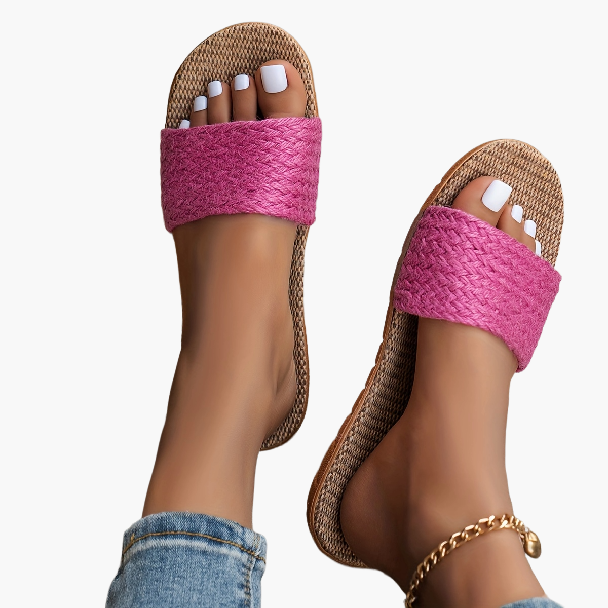Damen Komfort-Slipper Sandalen – Sommer Freizeit Pantoletten für Alltag & Strand