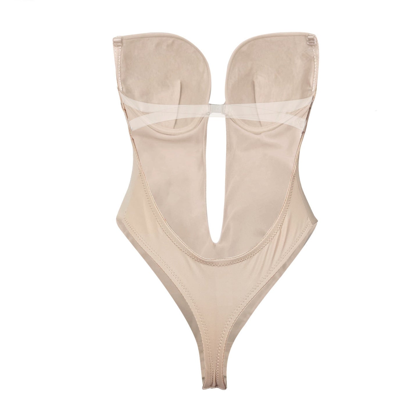 Dameformende body med push-up BH og justerbare stropper – figurformende undertøy, sømløst, for spesielle anledninger