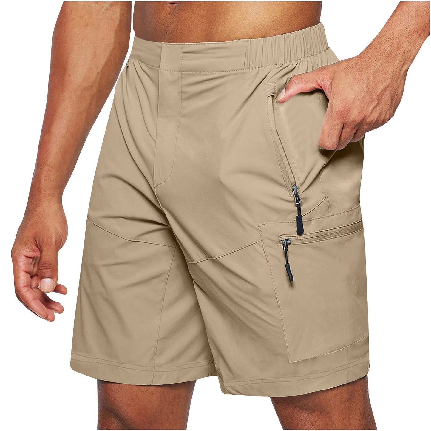 Joshua – Comfortabele heren zomershorts met elastische tailleband