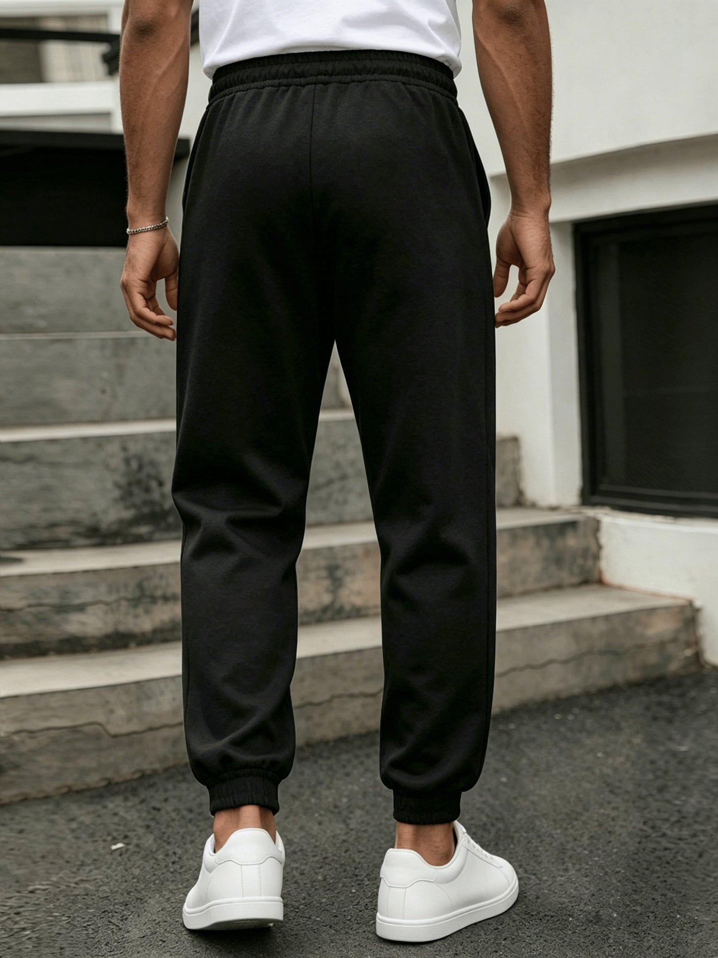 Męskie spodnie dresowe sportowe komfortowe moda casual regular fit