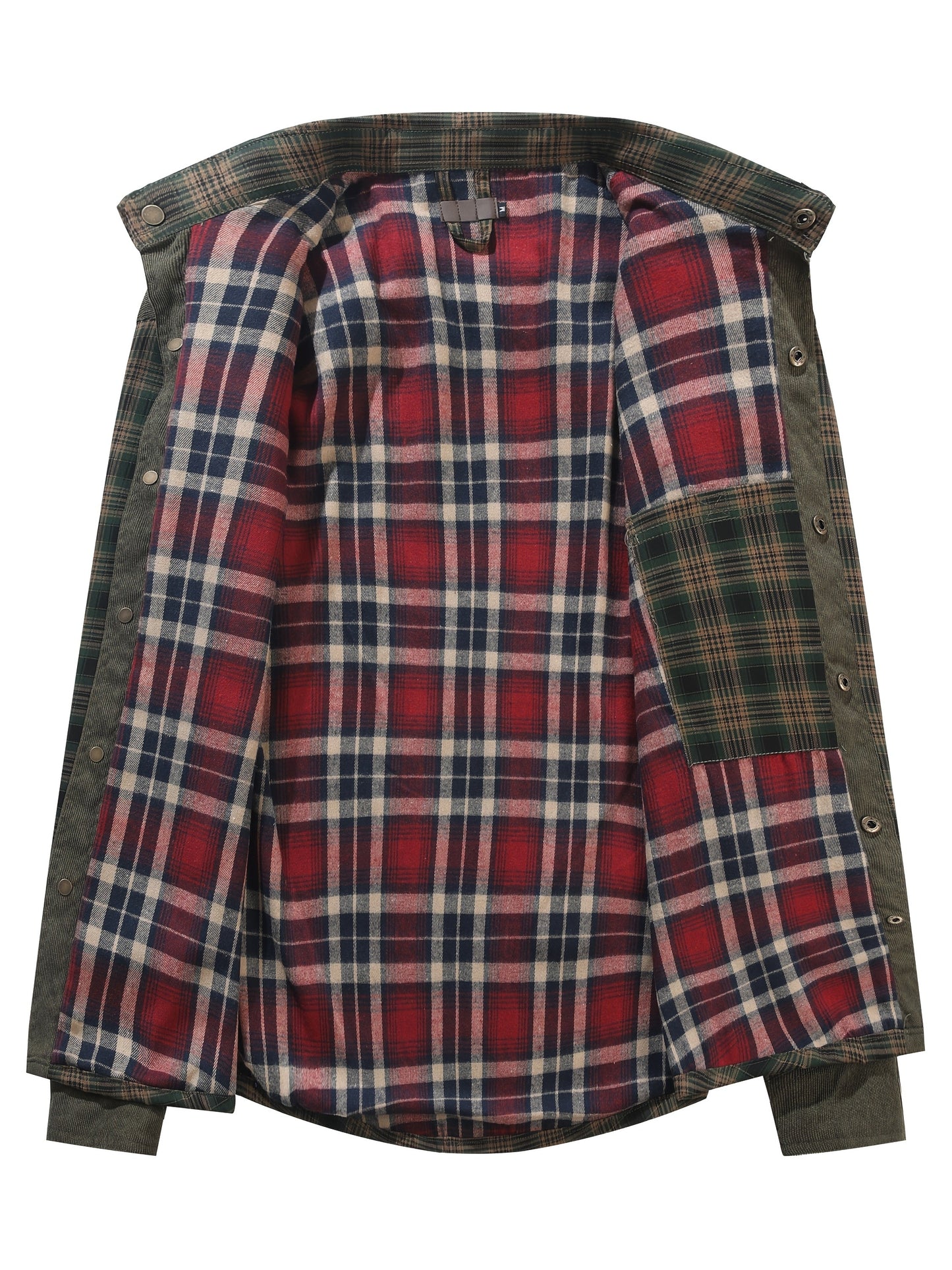 Herren Outdoor-Freizeitjacke im Karo-Look – Lässiger Stil für Alltag und Abenteuer